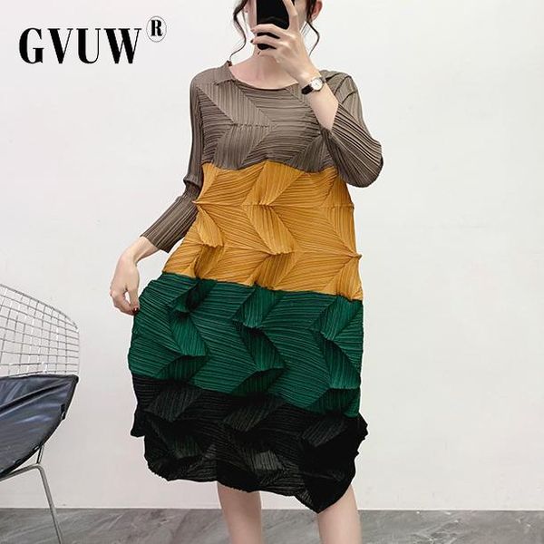 casual dresses gvuw for women 2021 color matching long sleeve pleated midi dress irregular wholesale items ai1309, Black;gray
casual dresses gvuw for women 2021 color matching long sleeve pleated midi dress irregular wholesale items ai1309, Black;gray
