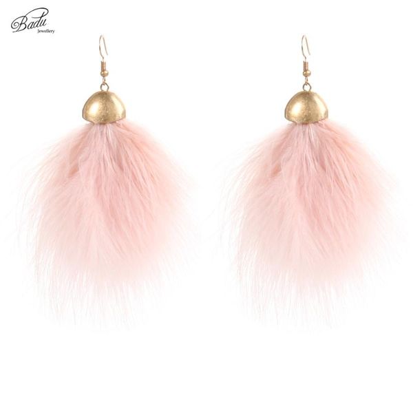 dangle & chandelier badu romantic pink ostrich feather earring lovely girls fashion jewelry light weight earrings gift girlfriend, Silver
dangle & chandelier badu romantic pink ostrich feather earring lovely girls fashion jewelry light weight earrings gift girlfriend, Silver