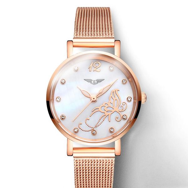 wristwatches 2021 guanqin gs19042 women's watch brand authentic three pointer exquisite waterproof dustproof simple fashion, Slivery;brown
wristwatches 2021 guanqin gs19042 women's watch brand authentic three pointer exquisite waterproof dustproof simple fashion, Slivery;brown