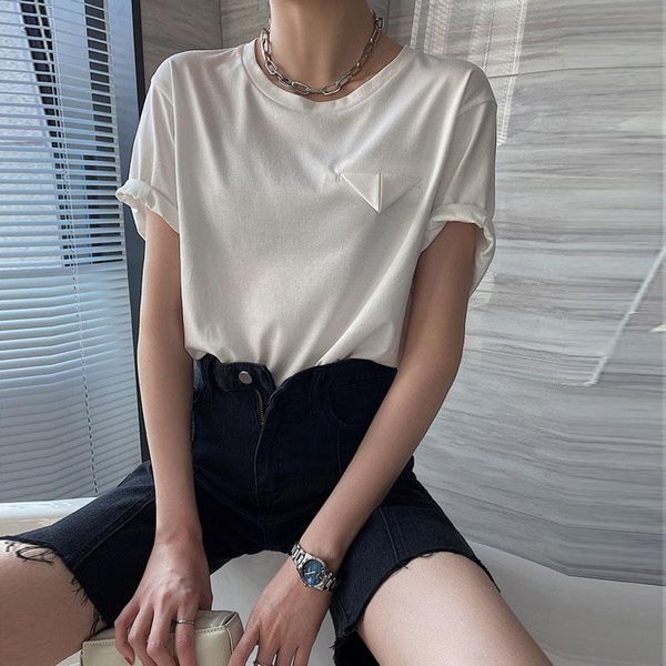 women's t-shirt mulberry silk women t-shirts cotton loose round collar solid color basic 2021 summer, White
women's t-shirt mulberry silk women t-shirts cotton loose round collar solid color basic 2021 summer, White