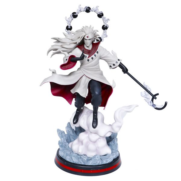 GK Uchiha Madara Action Figure PVC Huge Excellent Anime Model Statue Toy Collectibles Gifts 36cm