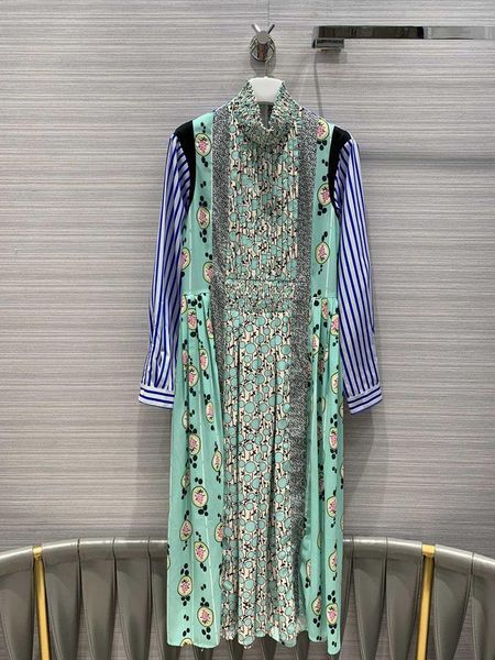 casual dresses 2021 spring indie folk style stand collar patchwork stripe women's dress for, Black;gray
casual dresses 2021 spring indie folk style stand collar patchwork stripe women's dress for, Black;gray