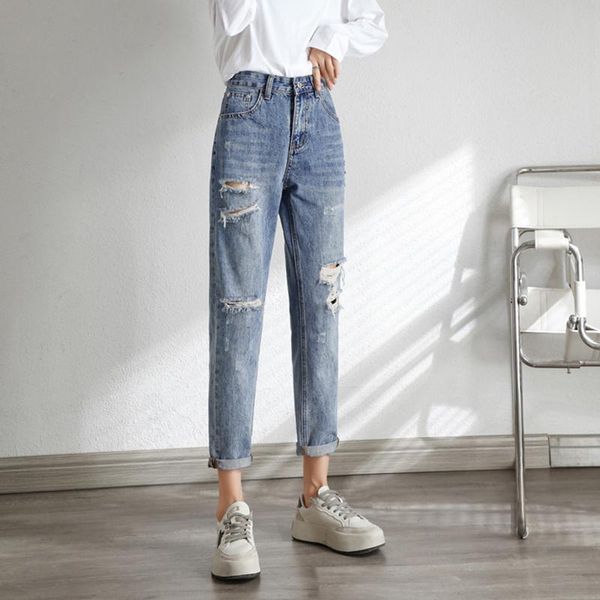 women's jeans all cotton denim ripped boyfriend cute distressed stretch skinny with hole, Blue
women's jeans all cotton denim ripped boyfriend cute distressed stretch skinny with hole, Blue