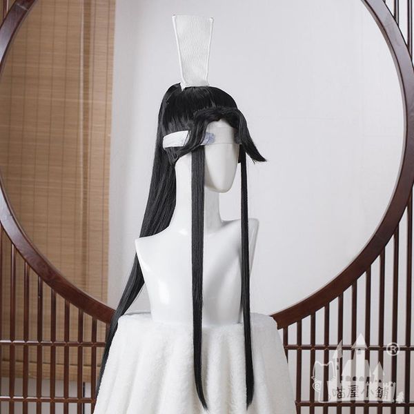 party masks grandmaster of demonic cultivation mo dao zu shi cosplay young lan sizhui black long ponytail heat synthetic hair + wig cap
party masks grandmaster of demonic cultivation mo dao zu shi cosplay young lan sizhui black long ponytail heat synthetic hair + wig cap