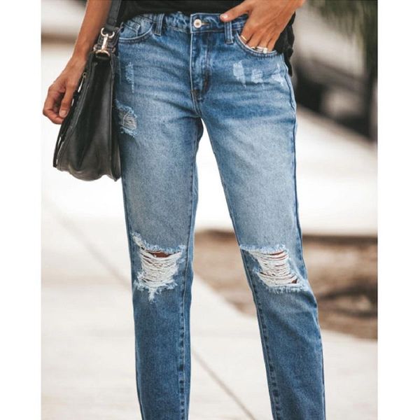 pantalon droit womens jeans jean slim femme ripped spijkerbroeken dames washed pontalon tassel denim pants women women's, Blue
pantalon droit womens jeans jean slim femme ripped spijkerbroeken dames washed pontalon tassel denim pants women women's, Blue