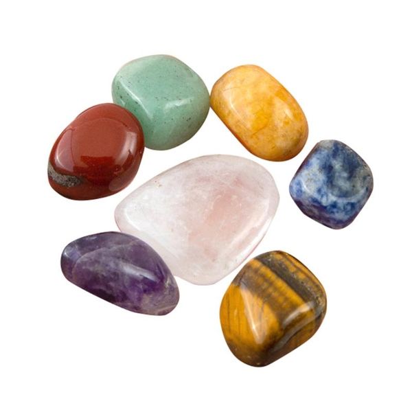 decorative objects & figurines 449c natural crystal 7 chakra stones healing energy stone ornament set tumbled polished chakras for balancing
decorative objects & figurines 449c natural crystal 7 chakra stones healing energy stone ornament set tumbled polished chakras for balancing