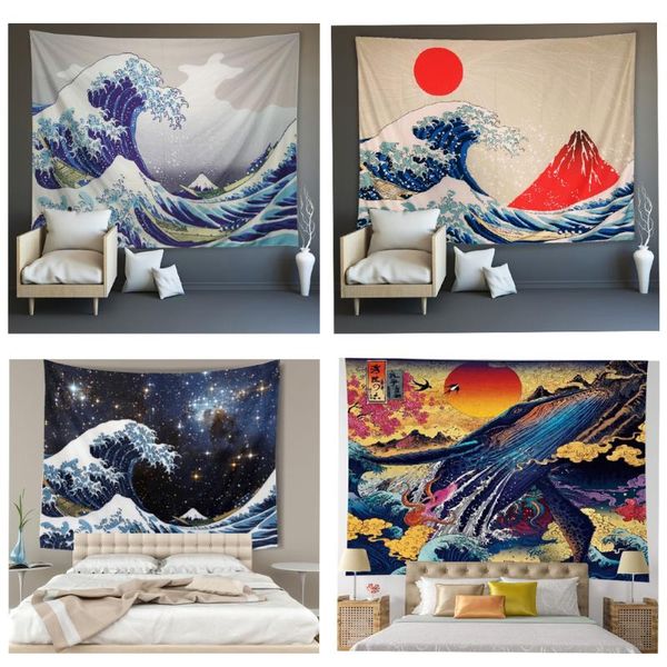 tapestries kanagawa printed wavy hanging tapestry | japan, arowana whales, wall tapestries, boho bedspread, yoga mat,130/200*150cm
tapestries kanagawa printed wavy hanging tapestry | japan, arowana whales, wall tapestries, boho bedspread, yoga mat,130/200*150cm