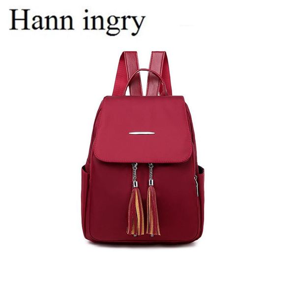 backpack hann ingry korean edition fashion youth school boy & girl bag tassels large capacity waterproof outdoors h249d
backpack hann ingry korean edition fashion youth school boy & girl bag tassels large capacity waterproof outdoors h249d