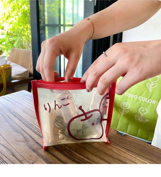 storage bags bentoy milkjoy student transparent jelly korea fashion pvc wash and gargle portable bag
storage bags bentoy milkjoy student transparent jelly korea fashion pvc wash and gargle portable bag
