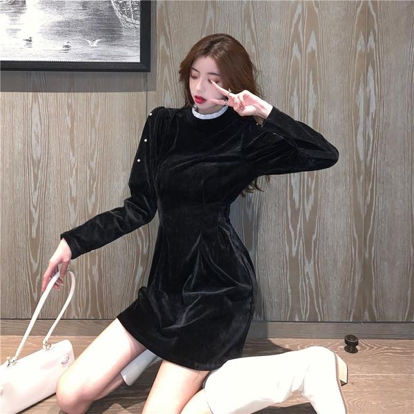 casual dresses coigarsam french style patchwork women dress o-neck beading high waist black 9110, Black;gray
casual dresses coigarsam french style patchwork women dress o-neck beading high waist black 9110, Black;gray