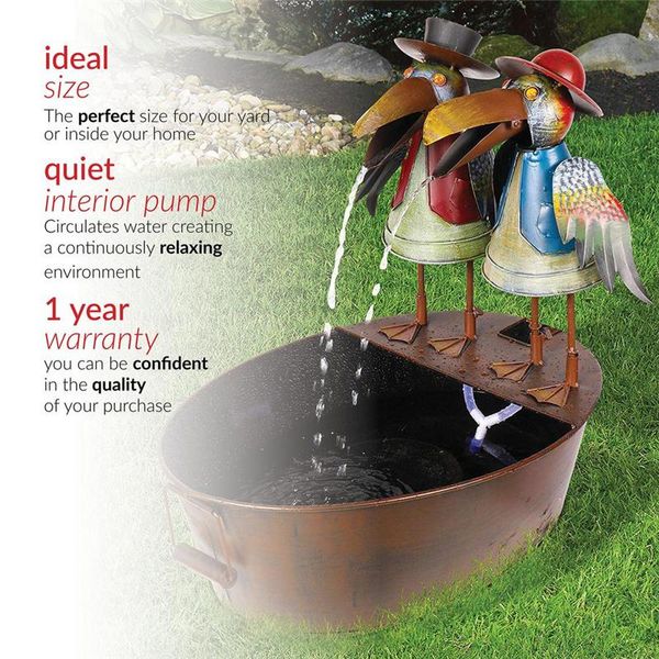 garden decorations fountain yard art decor iron animal shape sculpture with water pump usb decorative waterfall statue
garden decorations fountain yard art decor iron animal shape sculpture with water pump usb decorative waterfall statue