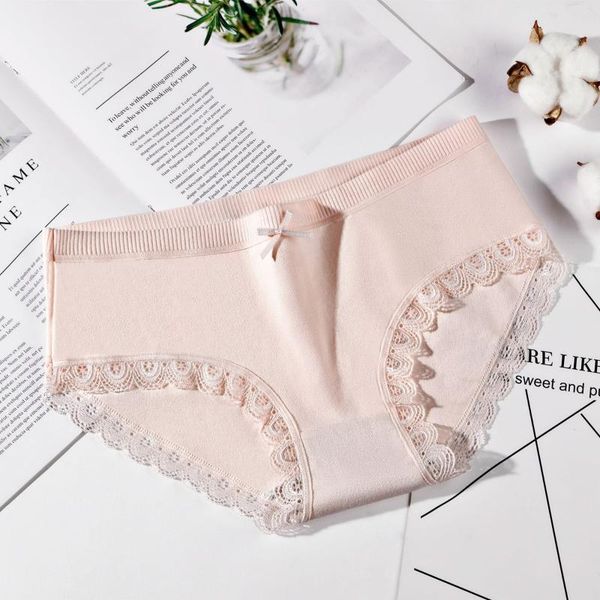 women's panties style simple pure color cute girl lace bow student briefs cotton ladies underwear, Black;pink
women's panties style simple pure color cute girl lace bow student briefs cotton ladies underwear, Black;pink