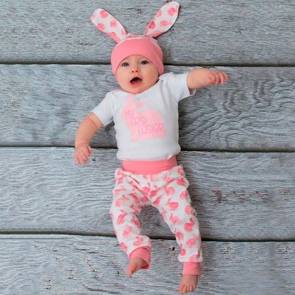 baby suit sets infant boys girls easter printed romper bodysuit+pants hat outfits spring and summer children's clothing, White
baby suit sets infant boys girls easter printed romper bodysuit+pants hat outfits spring and summer children's clothing, White