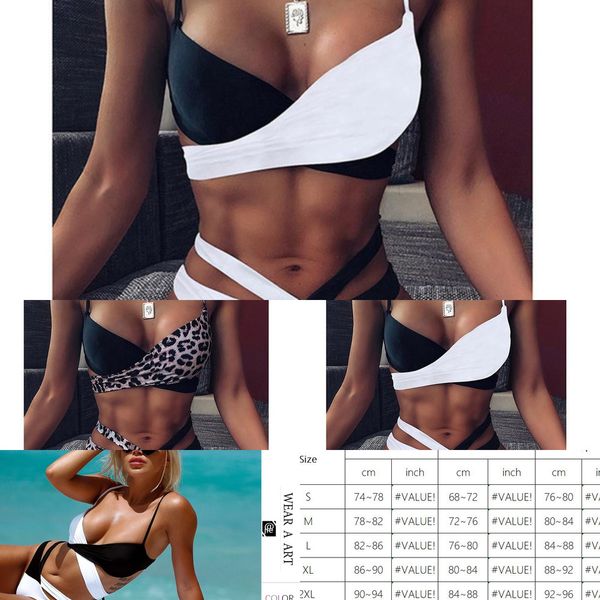 2021women swimwears waist high bra swimsuit biquni swimwear female bandeau thong brazilian biquini bikini set bathing suit, White;black
2021women swimwears waist high bra swimsuit biquni swimwear female bandeau thong brazilian biquini bikini set bathing suit, White;black