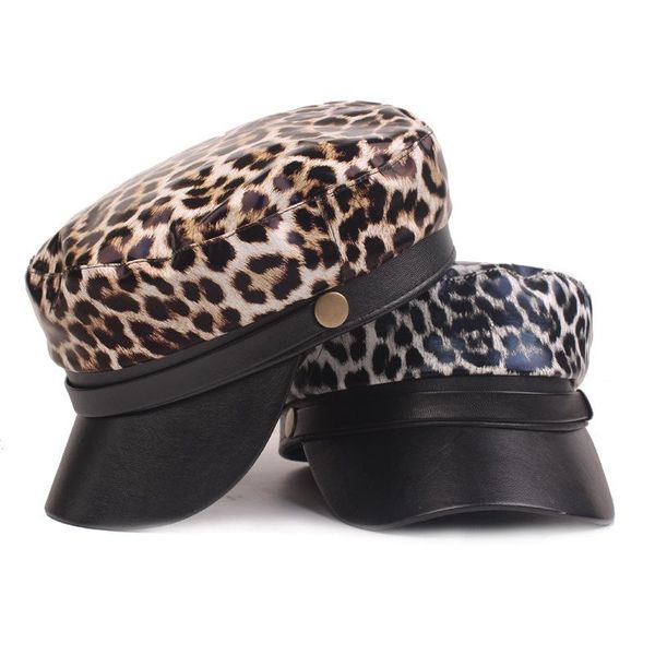 berets xdanqinx snapback cap elegant women flat caps pu leather army military hats women's leopard print hat fashion trend brands, Blue;gray
berets xdanqinx snapback cap elegant women flat caps pu leather army military hats women's leopard print hat fashion trend brands, Blue;gray