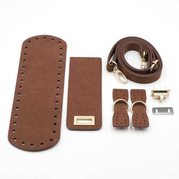 suede leather handbag shoulder bag woven set handmade bag bottoms cover shoulder strap for diy women handbag 210901, Black
suede leather handbag shoulder bag woven set handmade bag bottoms cover shoulder strap for diy women handbag 210901, Black
