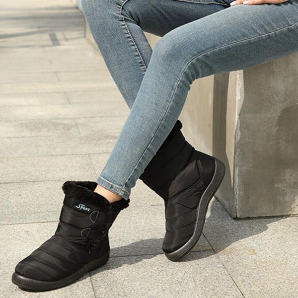 boots women plush ankle snow 2021 winter woman slip on low heels ladies warm shoes female casual comfort footwear plus size, Black
boots women plush ankle snow 2021 winter woman slip on low heels ladies warm shoes female casual comfort footwear plus size, Black