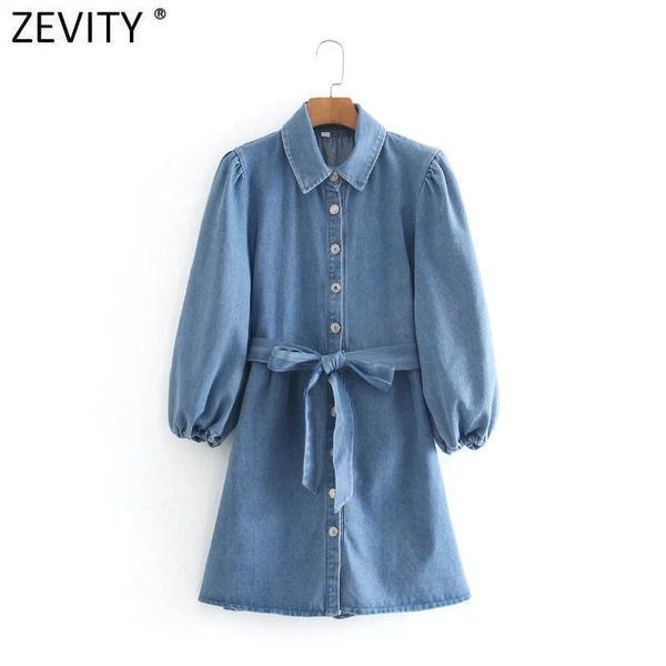 casual dresses zevity 2021 women vintage single breasted bow sashes denim shirt dress female chic pleat puff sleeve vestidos ds8507, Black;gray
casual dresses zevity 2021 women vintage single breasted bow sashes denim shirt dress female chic pleat puff sleeve vestidos ds8507, Black;gray