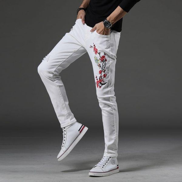white men jeans cotton denim trousers autumn mens pants fashion business male classic style men's, Blue
white men jeans cotton denim trousers autumn mens pants fashion business male classic style men's, Blue