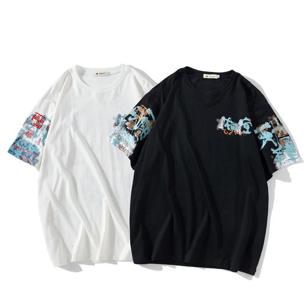 fashion t shirt summer guochaochao brand loose short sleeve women's wear text printing minority lovers, White;black
fashion t shirt summer guochaochao brand loose short sleeve women's wear text printing minority lovers, White;black