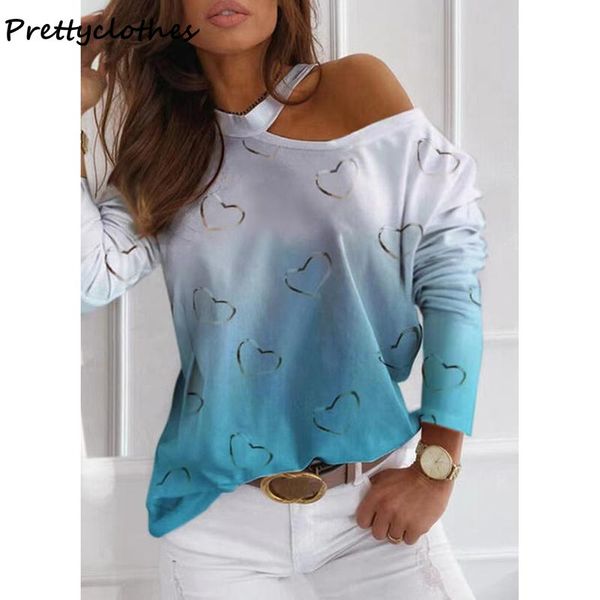 women's t-shirt casual style female printed halter strapless fashion long sleeve ladies clothing summer clothes for women, White
women's t-shirt casual style female printed halter strapless fashion long sleeve ladies clothing summer clothes for women, White