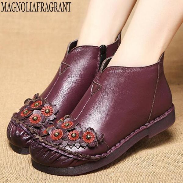 boots woman booties retro genuine leather ankle women insulation cowhide flat shoes handmade winter fur y35, Black
boots woman booties retro genuine leather ankle women insulation cowhide flat shoes handmade winter fur y35, Black