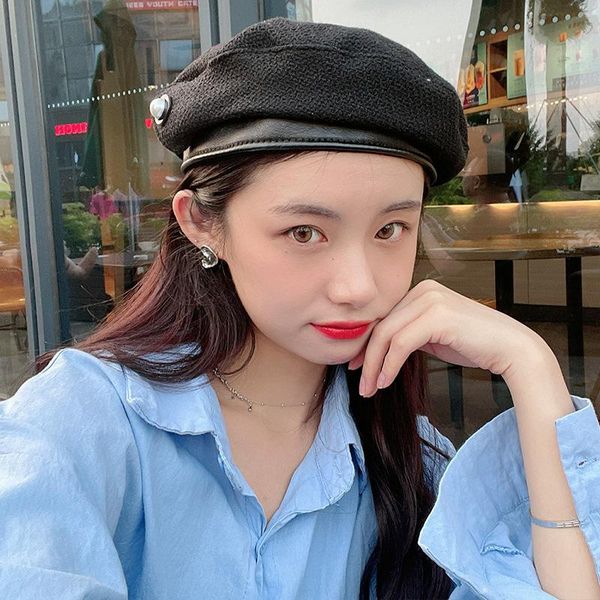 berets black hats women autumn korean version all-match british retro style sboy hat fashion pearl cute girl painter, Blue;gray
berets black hats women autumn korean version all-match british retro style sboy hat fashion pearl cute girl painter, Blue;gray