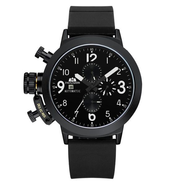 wristwatches automatic self wind mechanical rubber strap black silver boat case orange blue yellow grey fashion u left hand men watch, Slivery;brown
wristwatches automatic self wind mechanical rubber strap black silver boat case orange blue yellow grey fashion u left hand men watch, Slivery;brown