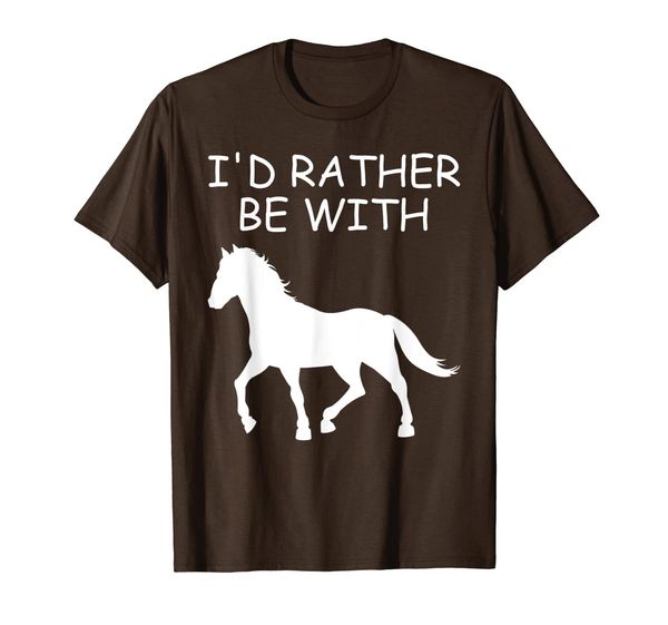 I'd Rather Be With My Horse T-shirt Gift For Women Men T-Shirt, Mainly pictures
I'd Rather Be With My Horse T-shirt Gift For Women Men T-Shirt, Mainly pictures