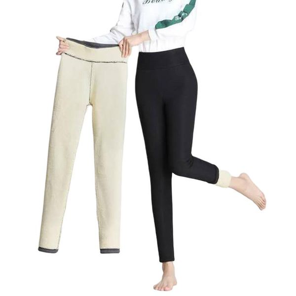 women's pants & capris female leggings, thickened solid color elastic high waist trousers with pockets for fall winter, 2022 fashion, Black;white
women's pants & capris female leggings, thickened solid color elastic high waist trousers with pockets for fall winter, 2022 fashion, Black;white