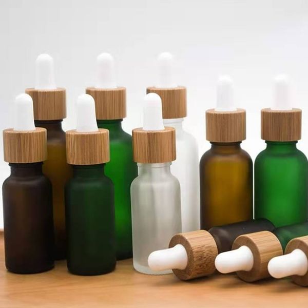15ml 30ml 50ml frosted amber clear glass dropper bottles with bamboo cap essential oil bottle
15ml 30ml 50ml frosted amber clear glass dropper bottles with bamboo cap essential oil bottle