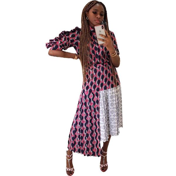 casual dresses autumn women's long-sleeved dress irregular pleated unique pattern design african leisure loose sexy, Black;gray
casual dresses autumn women's long-sleeved dress irregular pleated unique pattern design african leisure loose sexy, Black;gray