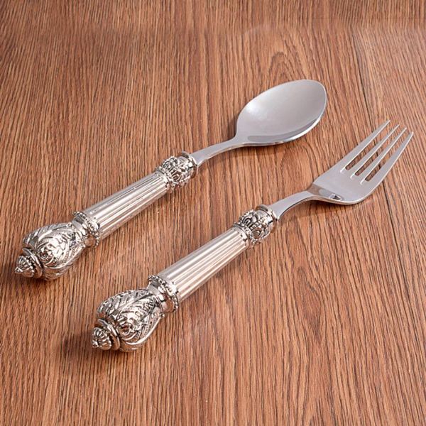 luxury crown stainless steel cutlery set silver vintage zero waste eco friendly tableware couverts de table kitchen jq dinnerware sets
luxury crown stainless steel cutlery set silver vintage zero waste eco friendly tableware couverts de table kitchen jq dinnerware sets