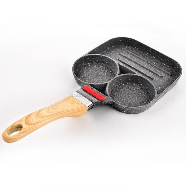 aluminium alloy fried egg pot pan without sticking household hamburger steak three in one porous frying pans
aluminium alloy fried egg pot pan without sticking household hamburger steak three in one porous frying pans