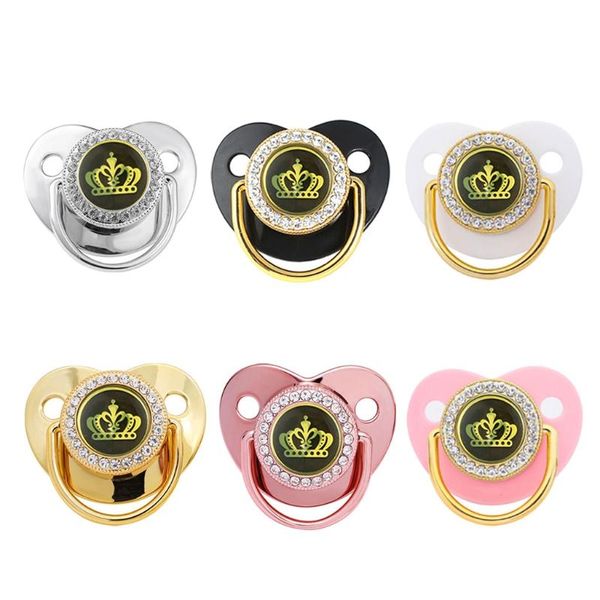 pacifiers# 0-18 months luxury baby pacifier bling pink crown with rhinestones orthodontic dummy soother nipple shower gift
pacifiers# 0-18 months luxury baby pacifier bling pink crown with rhinestones orthodontic dummy soother nipple shower gift