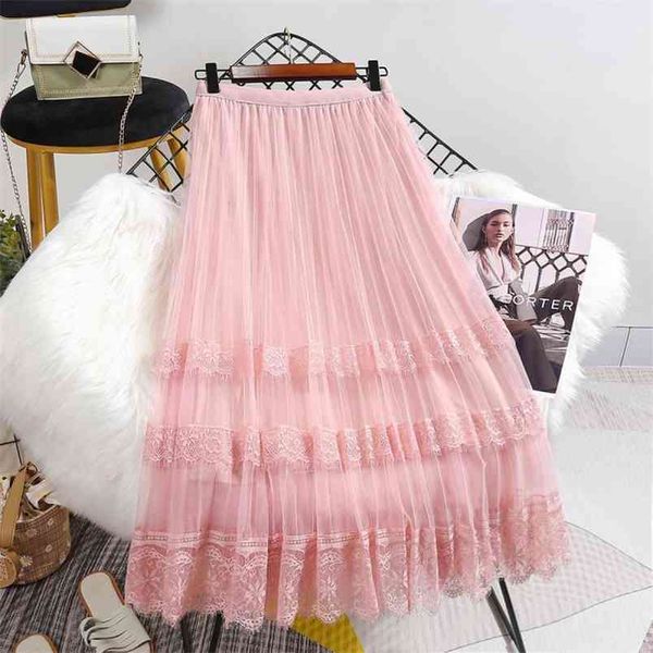 summer korean simple white fairy skirt elastic high waist slim all-match casual women a-line pleated 210527, Black
summer korean simple white fairy skirt elastic high waist slim all-match casual women a-line pleated 210527, Black