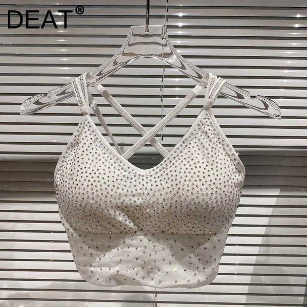 deat spring summer arrivals solid color backless sling bra fashion temperament women paste drill vest mz826 210709, White
deat spring summer arrivals solid color backless sling bra fashion temperament women paste drill vest mz826 210709, White