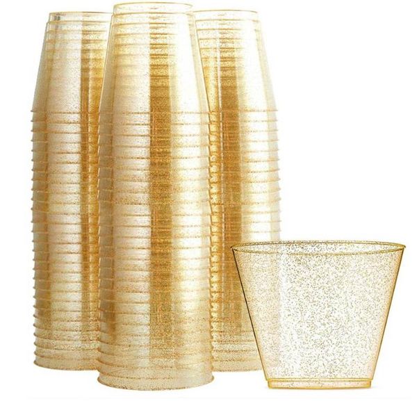disposable cups & straws golden plastic cup water powder 90oz juice dessert mousse wedding tableware decoration
disposable cups & straws golden plastic cup water powder 90oz juice dessert mousse wedding tableware decoration