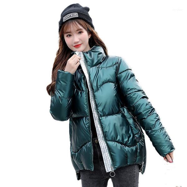 autumn women's winter coats fashion silver stand collar parkas jacket women pockets padded cotton coat 3xl1, Black
autumn women's winter coats fashion silver stand collar parkas jacket women pockets padded cotton coat 3xl1, Black