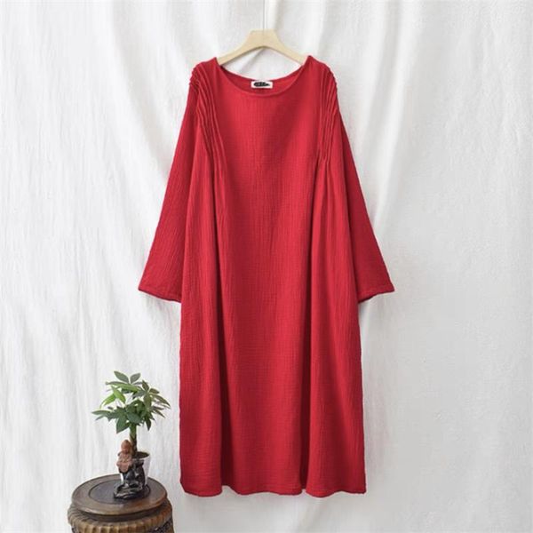 plus size dresses cotton linen loose casual long dress arrival 2021 autumn arts style vintage ladies elegant a-line l-4xl, Black
plus size dresses cotton linen loose casual long dress arrival 2021 autumn arts style vintage ladies elegant a-line l-4xl, Black
