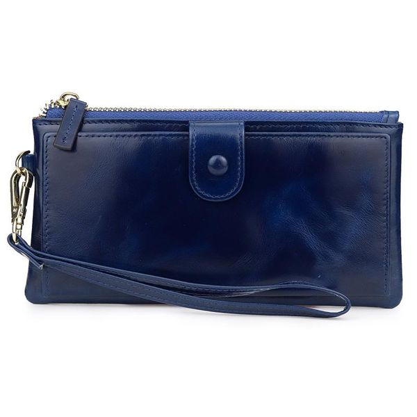 wallets blue color genuine leather women with phone case fashion long ladies coin money purse zipper female clutch, Red;black
wallets blue color genuine leather women with phone case fashion long ladies coin money purse zipper female clutch, Red;black