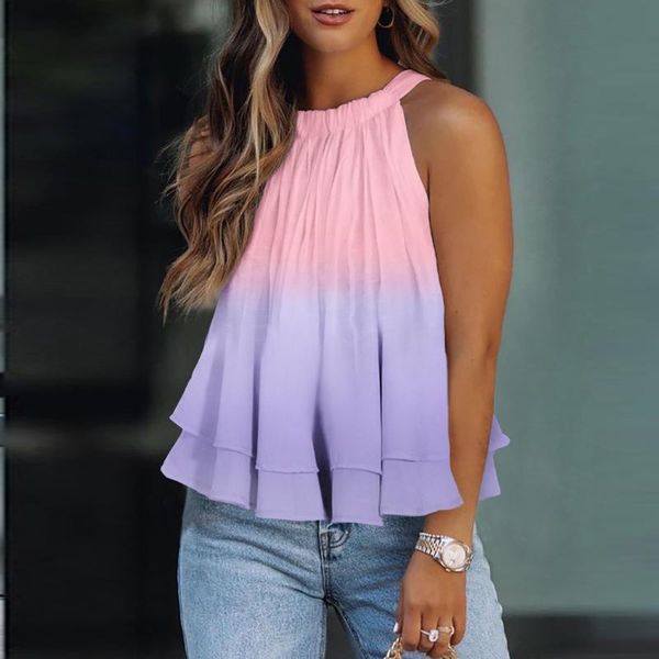 women's tanks & camis 2021 summer women off shoulder halter blouse shirts gradient floral print ladies elegant patchwork shirt blu, White
women's tanks & camis 2021 summer women off shoulder halter blouse shirts gradient floral print ladies elegant patchwork shirt blu, White