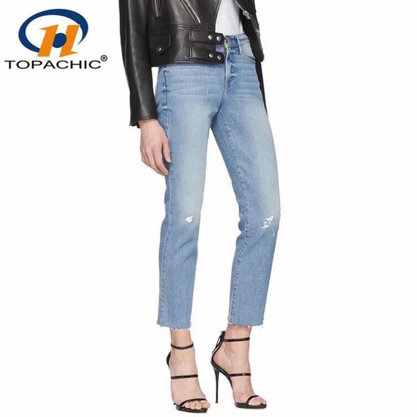 women's jeans 5.27 2021 summer fashion high waist split straight hole design elastane ankle-length, Blue
women's jeans 5.27 2021 summer fashion high waist split straight hole design elastane ankle-length, Blue