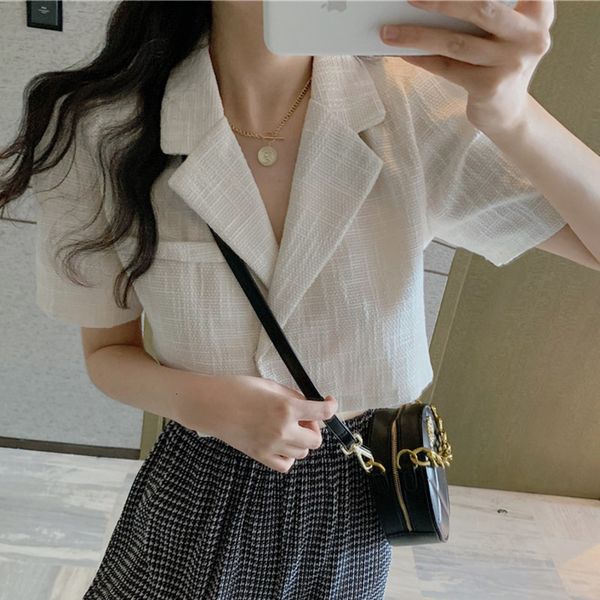 women's jackets loose vintage slim tweed woman jacket fashion summer korean chic short coat female solid outerwear casaco feminino 0993, Black;brown
women's jackets loose vintage slim tweed woman jacket fashion summer korean chic short coat female solid outerwear casaco feminino 0993, Black;brown