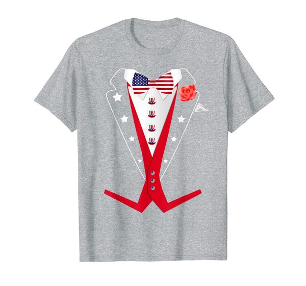 4th of july tuxedo tshirt american patriotic suit boy mens t-shirt, White;black
4th of july tuxedo tshirt american patriotic suit boy mens t-shirt, White;black
