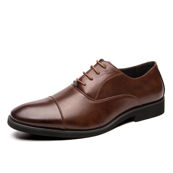dress shoes mens formal leather round toe oxfords male elegantes business office wedding groom suit daily large size, Black
dress shoes mens formal leather round toe oxfords male elegantes business office wedding groom suit daily large size, Black