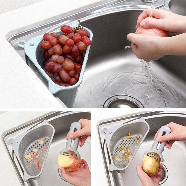 kitchen storage & organization sink drain basket triangle rack punch tray holder for fruit vegetable sponge sucker organizer
kitchen storage & organization sink drain basket triangle rack punch tray holder for fruit vegetable sponge sucker organizer