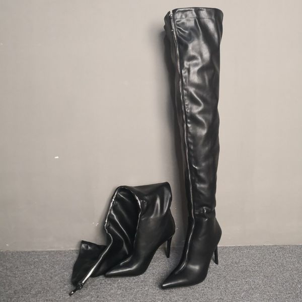 kolnoo 2022 classic handmade ladies high heel thigh-high boots real pictures pointed-toe night-club over knee booties evening black fashion
kolnoo 2022 classic handmade ladies high heel thigh-high boots real pictures pointed-toe night-club over knee booties evening black fashion