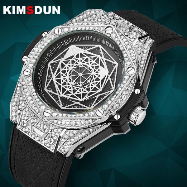 wristwatches geometric explosion diamond watch men women hip hop iced out quartz watches stainless steel dial leather wristwatch, Slivery;brown
wristwatches geometric explosion diamond watch men women hip hop iced out quartz watches stainless steel dial leather wristwatch, Slivery;brown