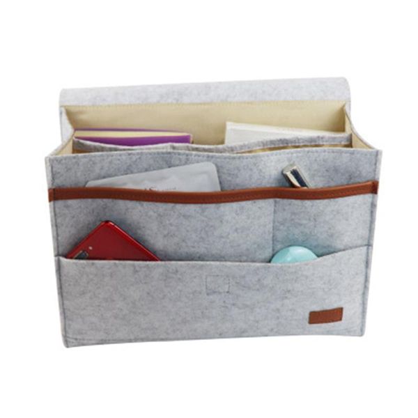 home room felt bedside storage bag with extra pockets casual organizer holder for phone magazine cosmetic bags & cases
home room felt bedside storage bag with extra pockets casual organizer holder for phone magazine cosmetic bags & cases
